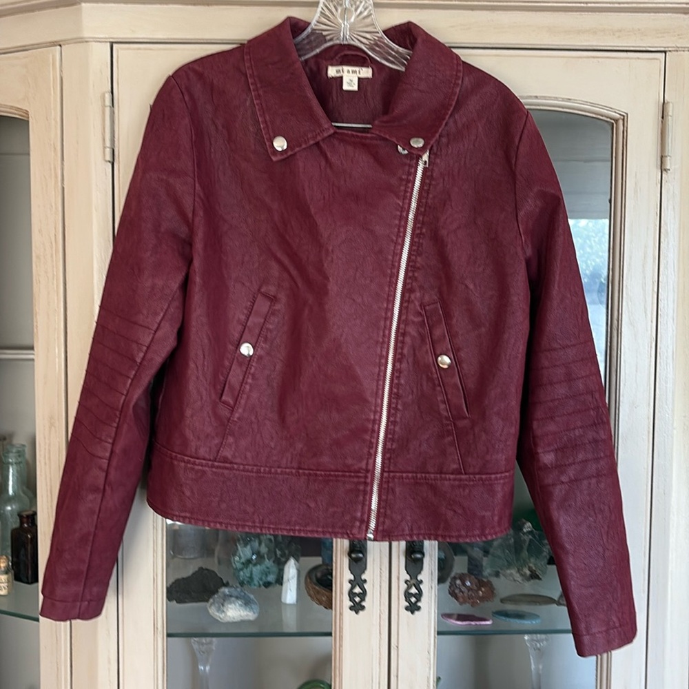 Red jacket by miami size medium gently used